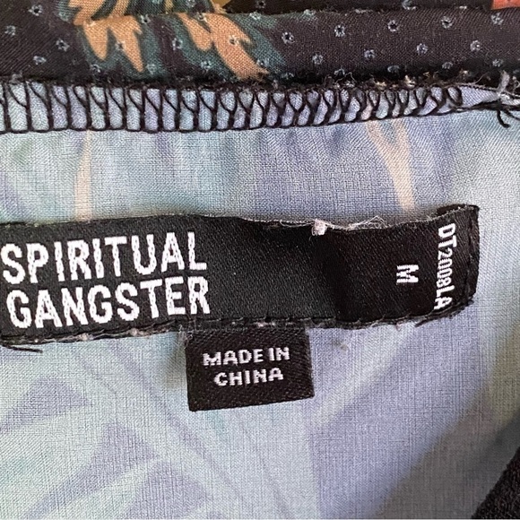 Spiritual Gangster Men's Ignite Anorak Jacket Hoodie Pullover Tropical Floral M - Picture 8 of 8